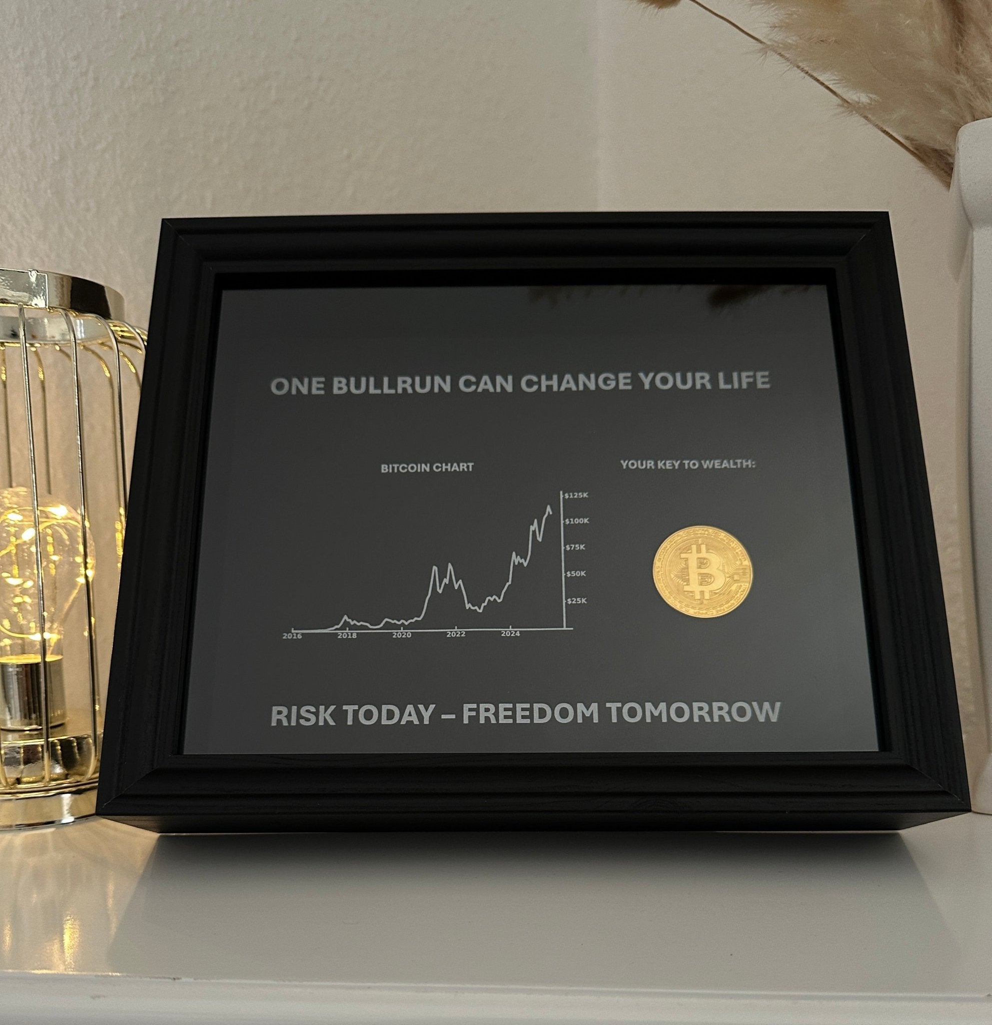 Bitcoin Frame – Grind For Millions